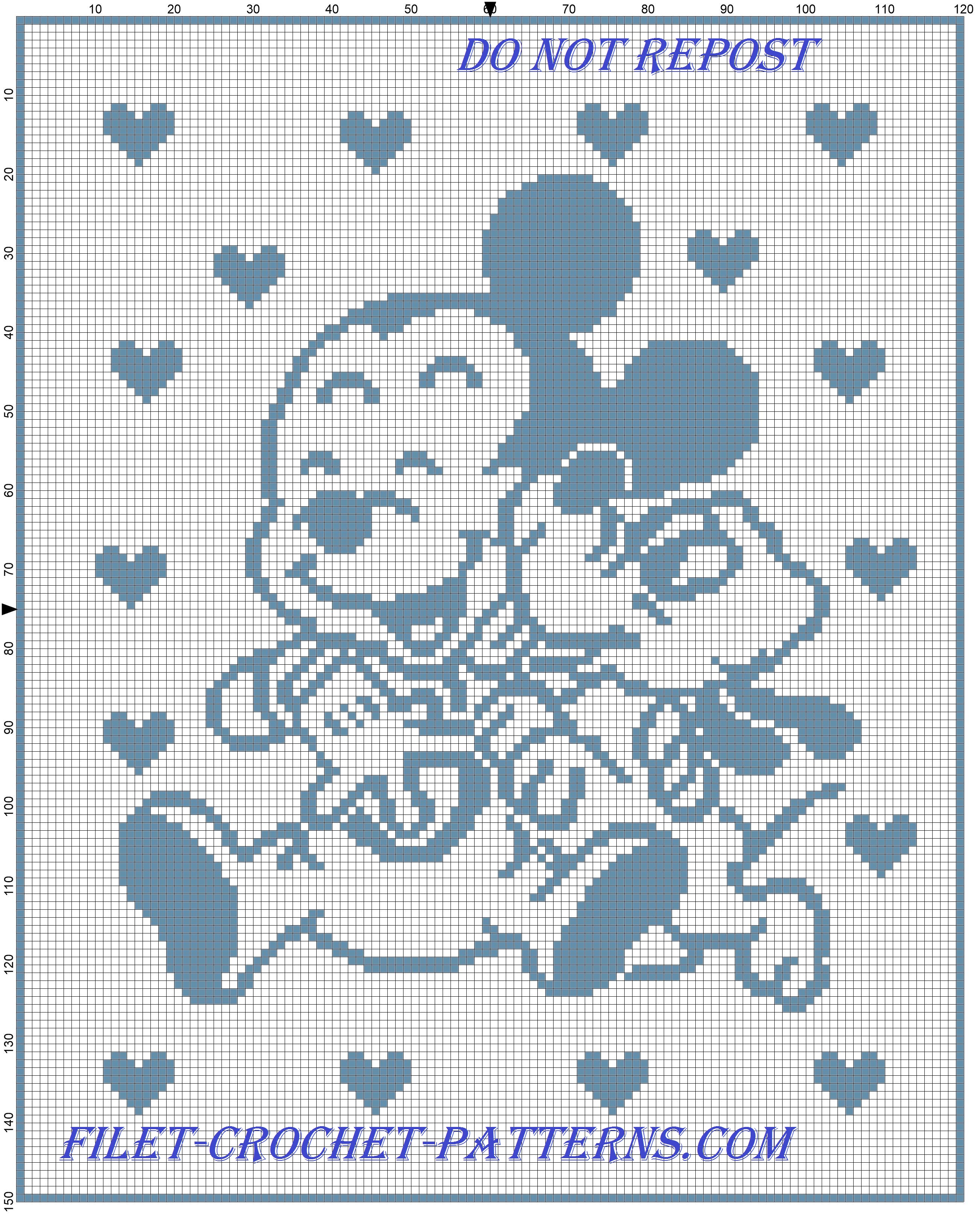 Baby Mickey and Pluto happy baby blanket filet crochet