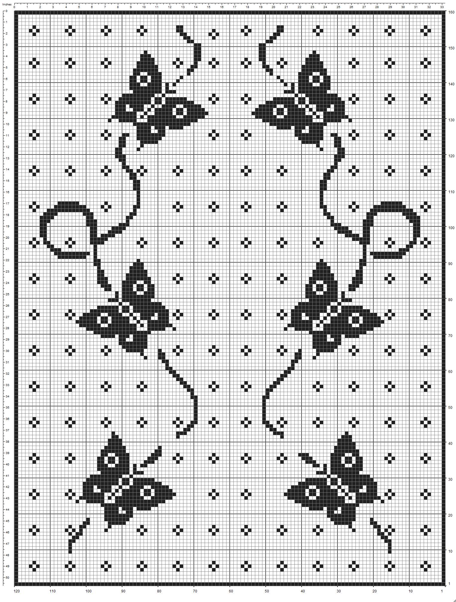 Baby blanket flight of butterflies filet crochet pattern (1)