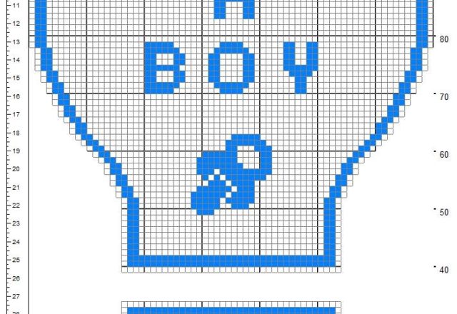 Birth bow balloon free filet crochet pattern (2)