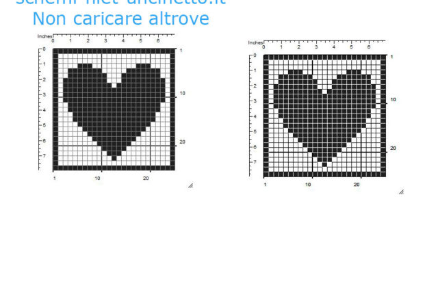 Filet crochet coaster with heart free pattern download 25 squares