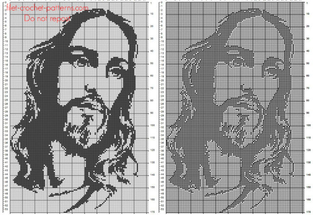 Jesus Archives - free filet crochet patterns download